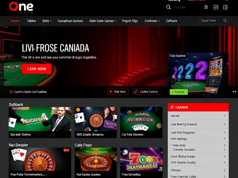 Discover trusted information about one casino Canada, including game guides, site reviews, and expert tips for engaging in online gambling with a focus on slots, poker, and live dealer games.